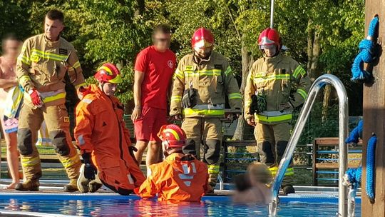 Interwencja pogotowia i straży pożarnej na Słonecznym Wrotkowie