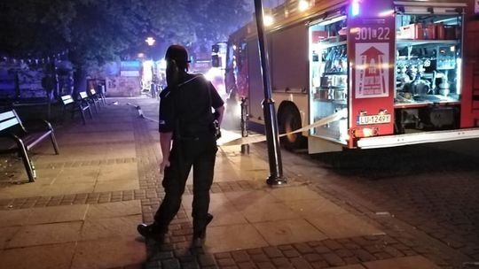 Pożar pustostanu przy ul. Zielonej