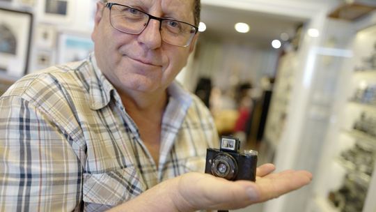 Muzeum fotografii, aparat Druch i mały polifon 