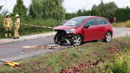 Wypadek w Konopnicy. Trzy osoby w szpitalu