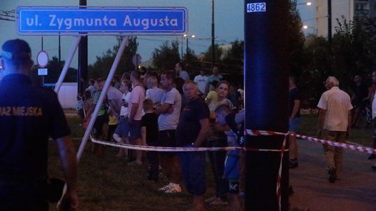 Pożar przy ul. Doświadczalnej na Felinie