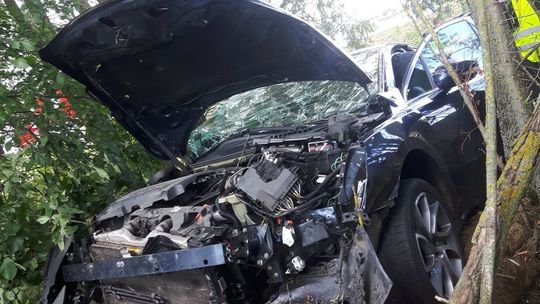 Wypadek na wysokości miejscowości Łomazy