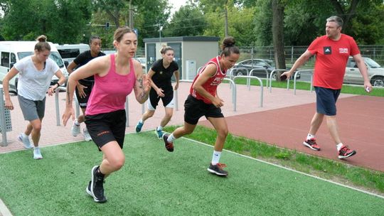 Trening koszykarek Pszczółka Polski Cukier AZS UMCS Lublin 