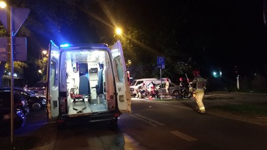 Wypadek motocyklisty w centrum Lublina