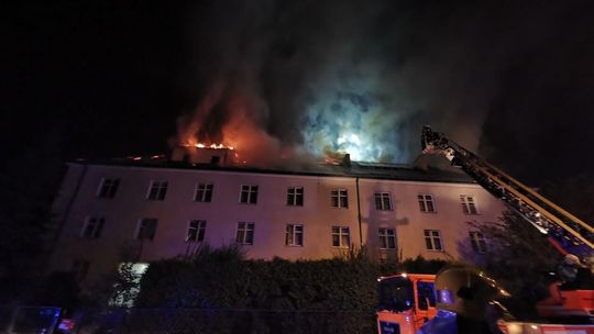 Pożar DPS przy ul. Głowackiego w Lublinie