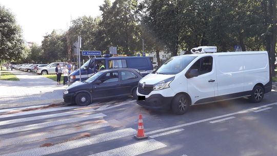 Wypadek na skrzyżowaniu ul. Kasztanowej i Niepodległości
