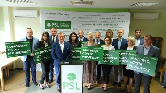PSL prezentuje swoich kandydatów w wyborach do Sejmu i Senatu
