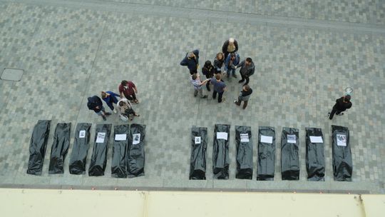 Akcja przed Ratuszem: Stop mordowaniu ludzi na ulicach Lublina