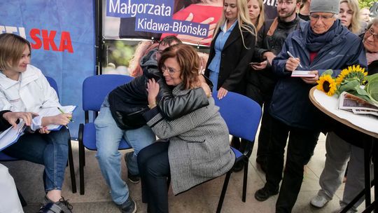 Małgorzata Kidawa-Błońska na spotkaniu z wyborcami w Lublinie