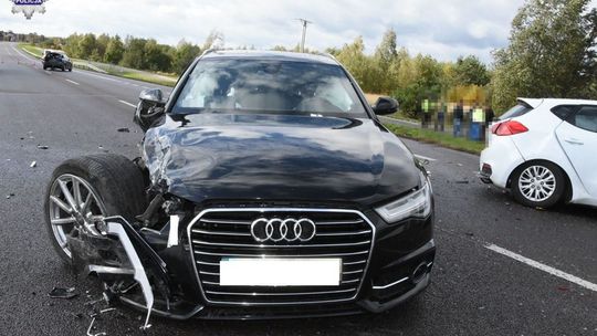 Wypadek na DK 2 w Białej Podlaskiej Wypadek na DK 2 w Białej Podlaskiej