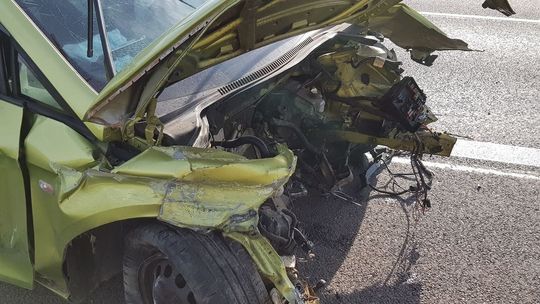 Wypadek na S17 koło Markuszowa