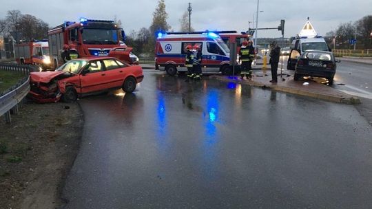 Wypadek na ul. Piaseckiej w Świdniku Wypadek na ul. Piaseckiej w Świdniku