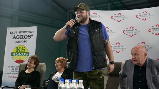 Paweł Fajdek w Zamościu Paweł Fajdek w Zamościu