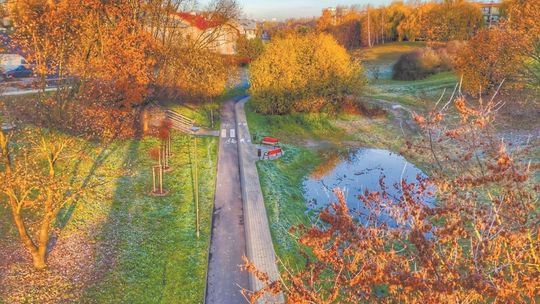 Nowa część parku Jana Pawła II