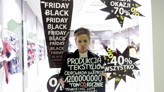 Antykonsumpcyjny protest aktywistów 