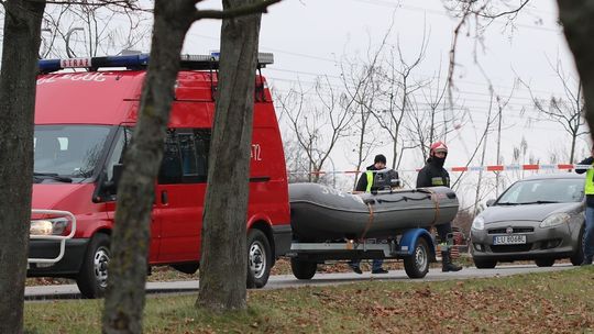 Akcja poszukiwawcza nad Zalewem Zemborzyckim