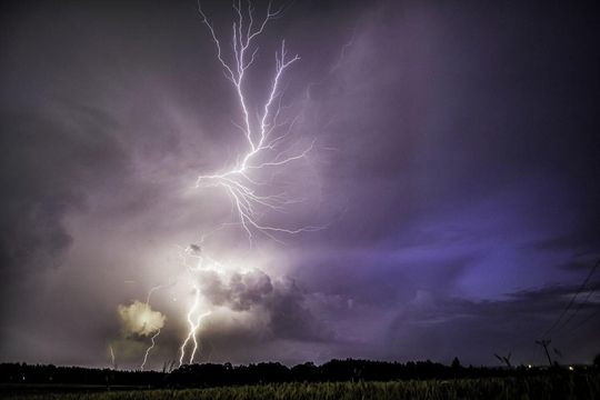 Burza w okolicach Puław