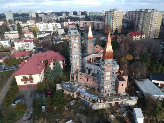 Budowa kościoła Przemienienia Pańskiego przy ul. Nowomiejskiej