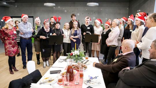 Spotkanie wigilijne Stowarzyszenia Mali Bracia Ubogich