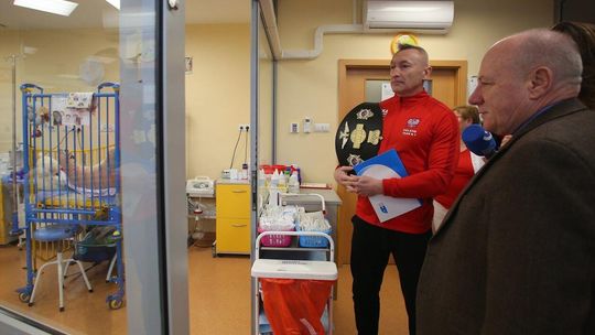 Grzegorz Adamczyk w Hospicjum Małego Księcia