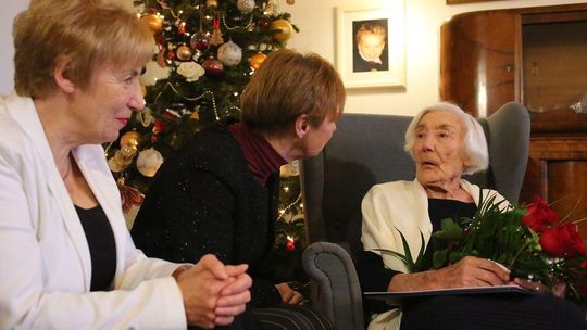 Pani Katarzyna Kucharska świętuje setne urodziny