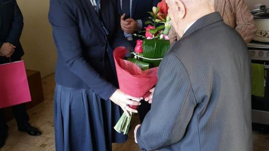 Witalis Dąbrowski - 100-latek w gminie Ulan-Majorat 