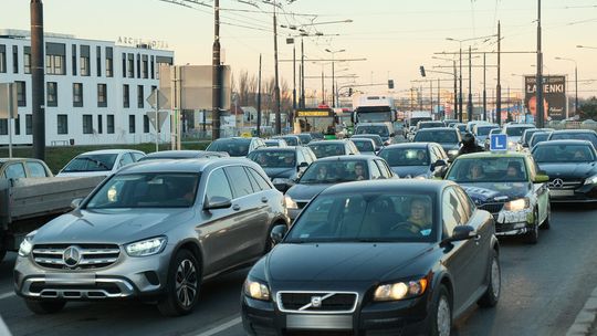 Zakorkowana al. Unii Lubelskiej w Lublinie