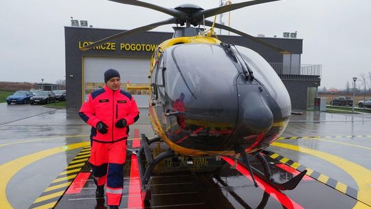 Otwarcie bazy Lotniczego Pogotowia Ratunkowego w Janowicach w gminie Mełgiew