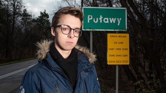 Strefa wolna od LGBT. Happening Bartosza Staszewskiego