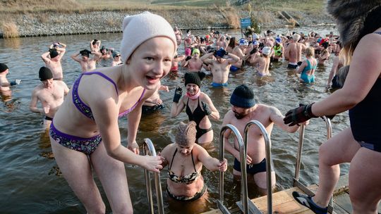 Niedzielne morsowanie połączone z akcją oddawania krwi
