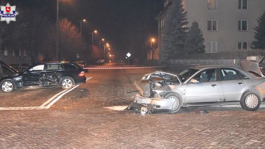 Wypadek na skrzyżowaniu w Biłgoraju