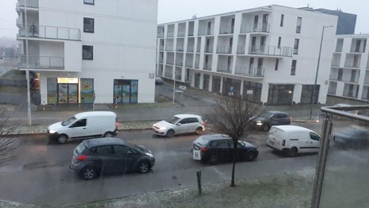 Korek na ul. Gęsiej w Lublinie