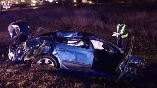 Wypadek na drodze krajowej nr 2 w Międzyrzecu Podlaskim