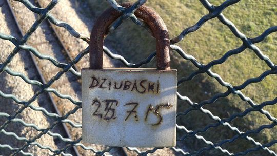 Kłódki zakochanych w Zamościu