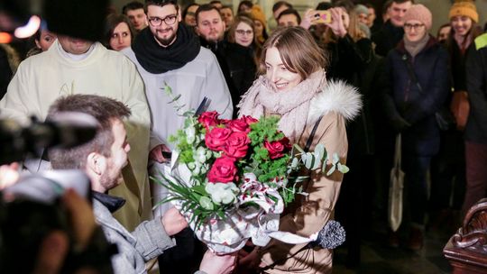 Walentynkowe oświadczyny w kościele pw. Nawrócenia św. Pawła