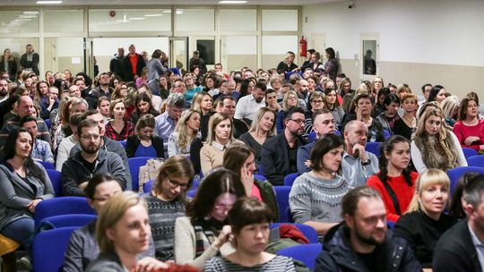 Spotkanie dyrektora z rodzicami w Zespole Szkół nr 12