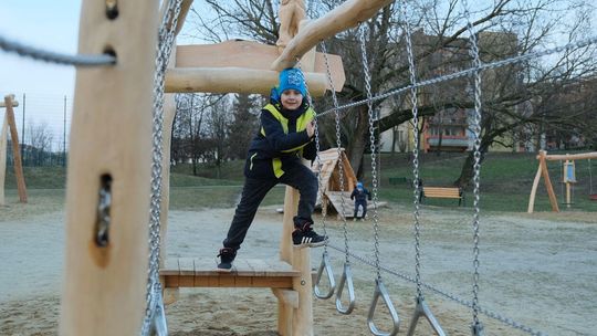 Nowy plac zabaw w Parku Jana Pawła II