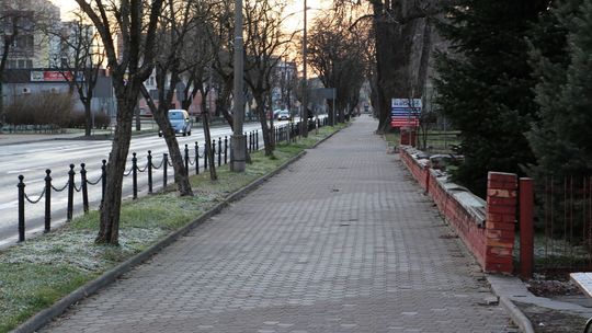 chodnik przy ul. Piłsudskiego