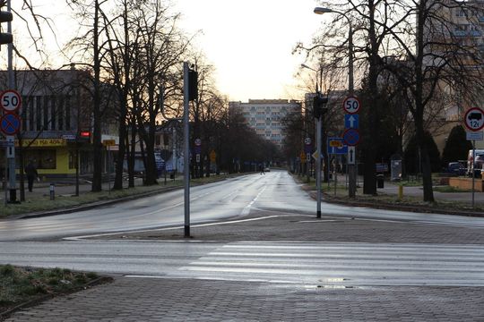 Widok na ul. Centralną