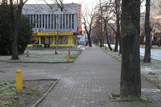 chodnik przy ul. Centralnej
