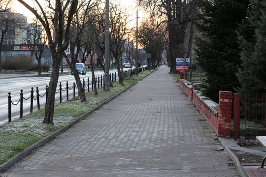 chodnik przy ul. Piłsudskiego