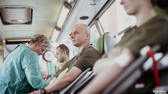 375 litrów krwi od terytorialsów i podchorążych