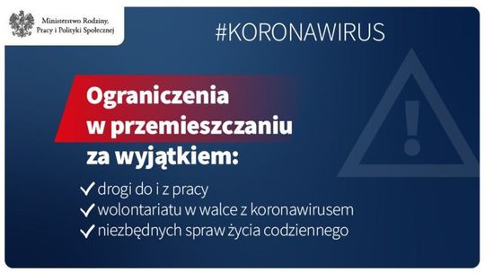 Nowe ograniczenia w przemieszczaniu się i zgromadzeniach