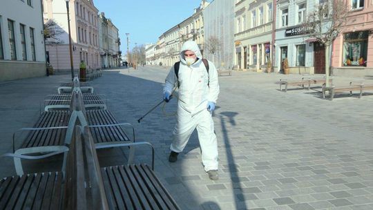 Dezynfekcja lubelskich ulic