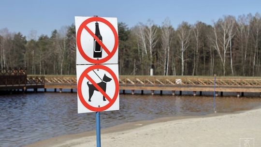 Prace nad zalewem Zimna Woda  w Łukowie 