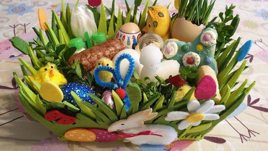 Koszyczki i ozdoby świąteczne naszych Czytelników