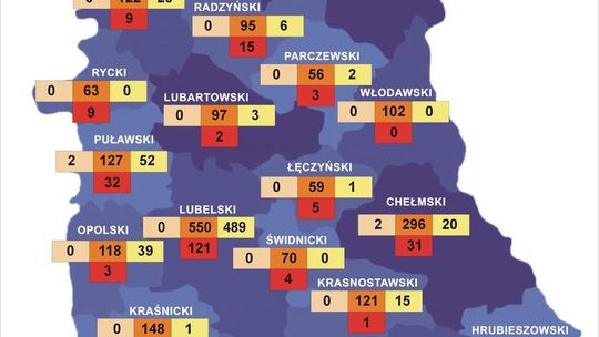 Aktualna sytuacja epidemiologiczna w woj. lubelskim. Stan na 27 kwietnia