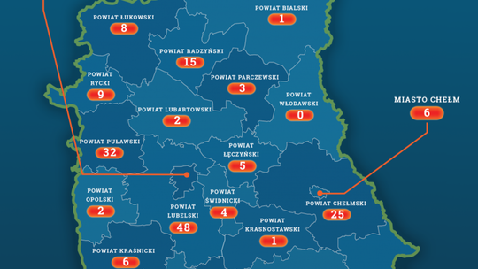 Sytuacja epidemiologiczna w woj. lubelskim (stan na 26 kwietnia)