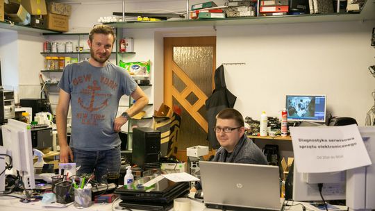 Ireneusz Dybziński i Sławomir Godzisz z Zamościa