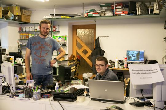 Ireneusz Dybziński (z lewej) i Sławomir Godzisz